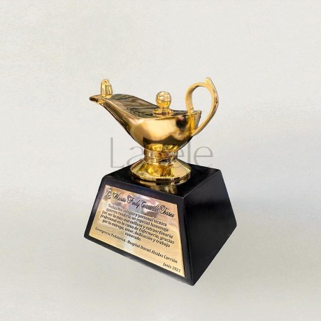 ESTATUILLAS TROFEOS LAMPARA DE ENFERMERÍA EN BRONCE