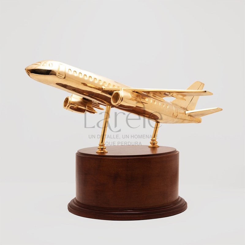 ESTATUILLA DE AVION EN BRONCE