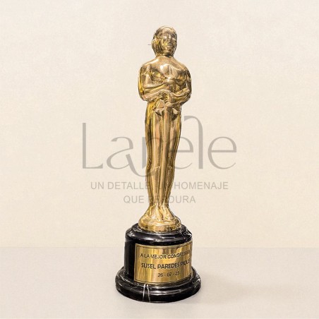 ESTATUILLAS TROFEOS PREMIO ESTILO OSCAR EN BRONCE