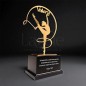 TROFEO DE BAILARINA GIMNASTA PERSONALIZADO