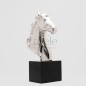 ESTATUILLA CABEZA DE CABALLO EN BRONCE - FUERZA Y ELEGANCIA